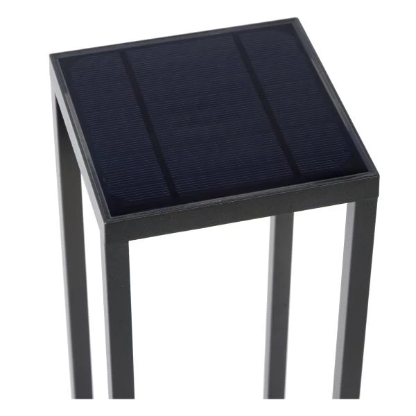 Lucide TENSO SOLAR - Borne extérieur - LED - 1x2,2W 3000K - IP54Détecteur De Mouvement & Jour/Nuit - Anthracite - DETAIL 3